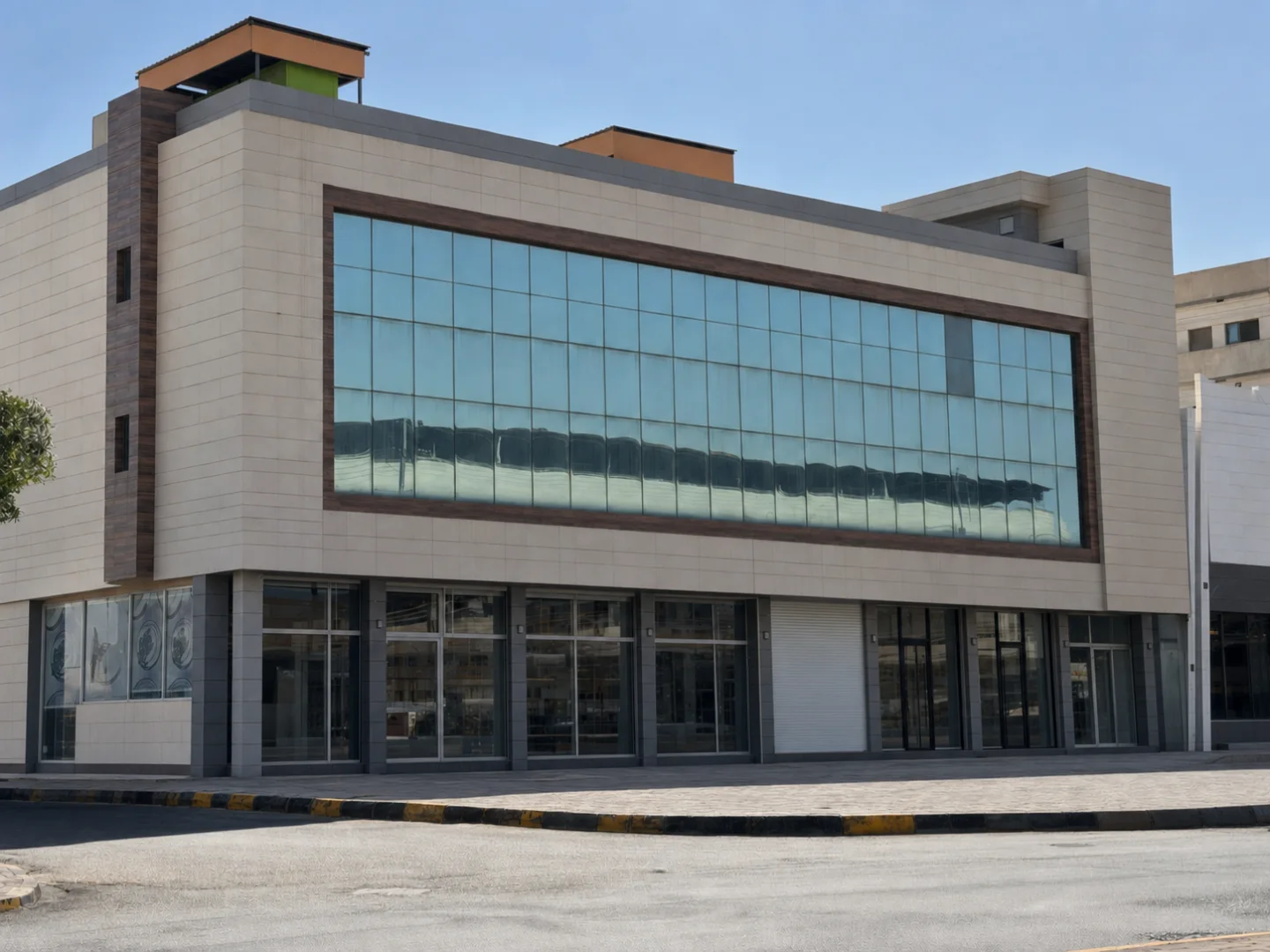 Exterior of the MERATH AL SHARQ principal operations base in Basra